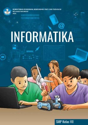 Sampul buku Informatika untuk SM...